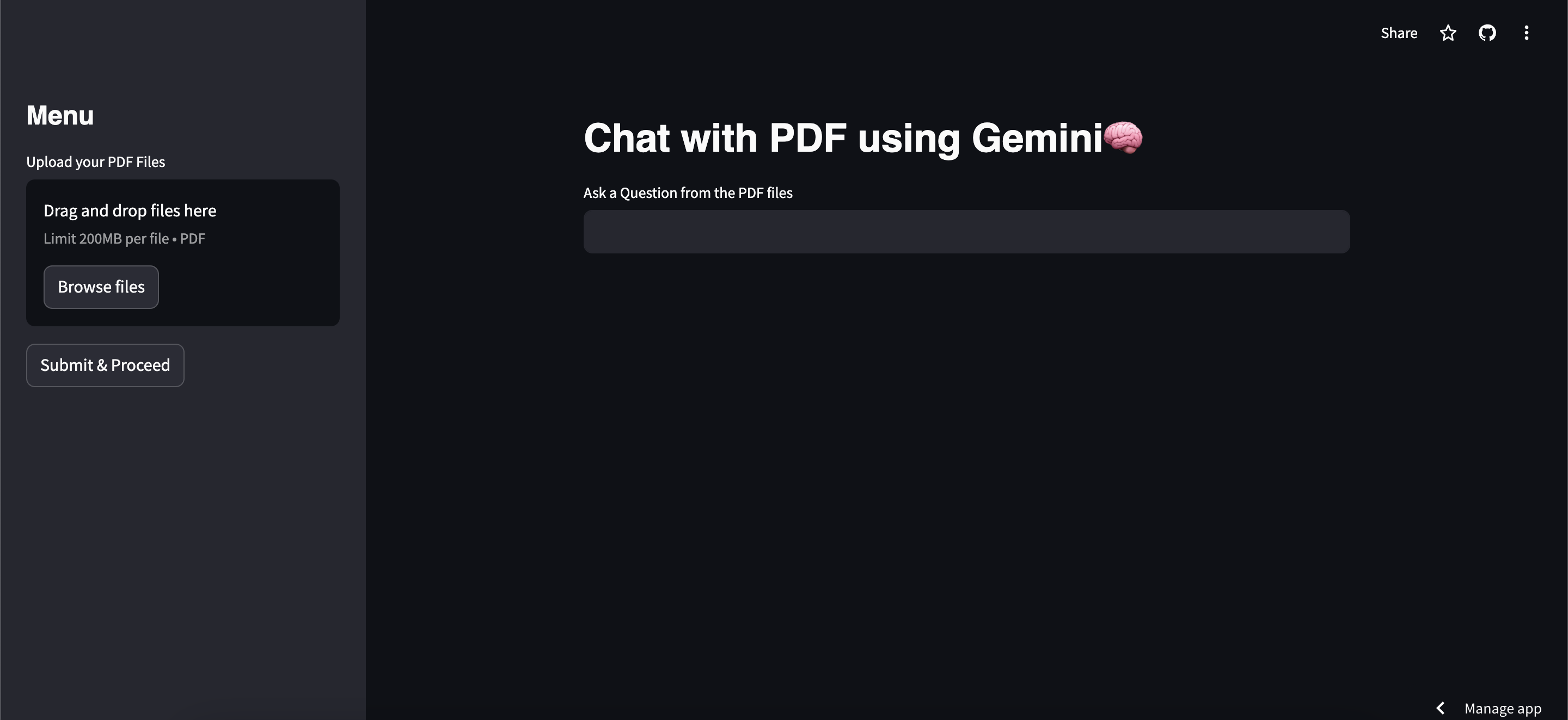 ChatPDF - Chat with your PDF
